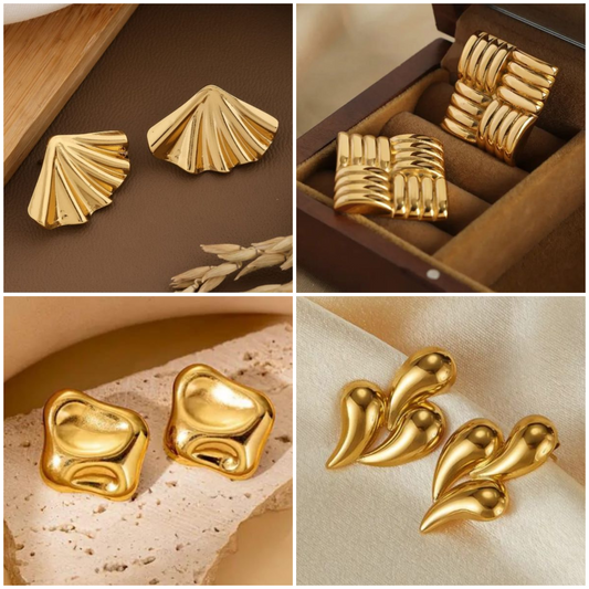 Daily Shine Earring Set - 4