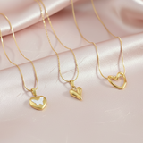 Luxe Heart Necklace Set - 3