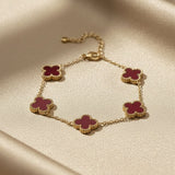 Signature Clover Bracelet Set - 4