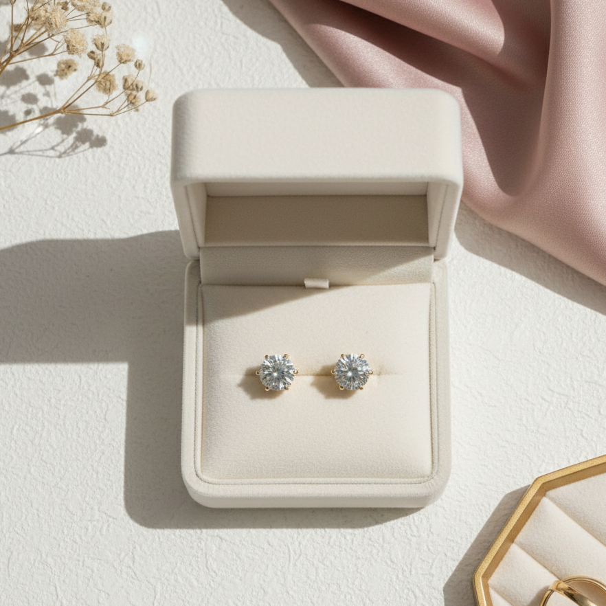 Solitaire Spark Studs