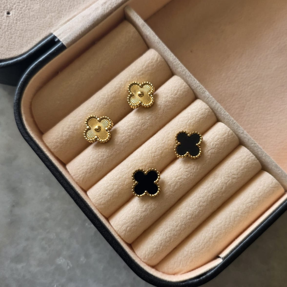 Clover Stud Earring Set - 2
