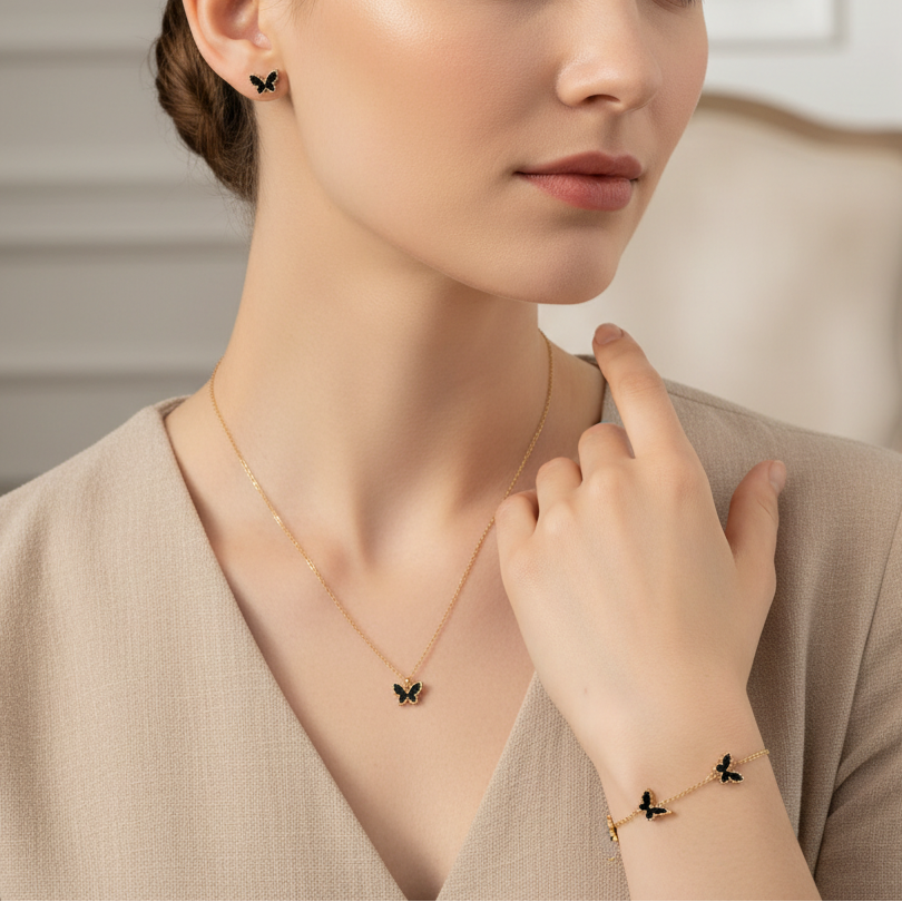 Black Butterfly Set