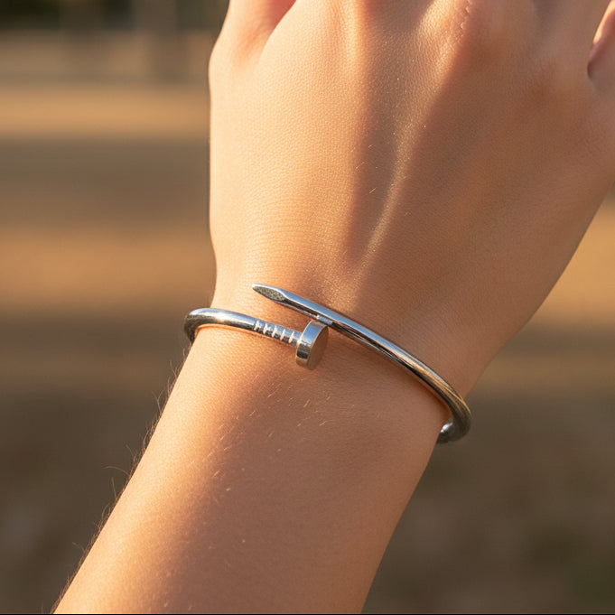 Minimal Nail Bracelet Set - 2