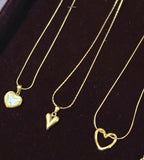 Luxe Heart Necklace Set - 3
