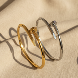 Minimal Nail Bracelet Set - 2